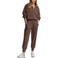 Long Sleeve Half Zip Sweatsuits Set