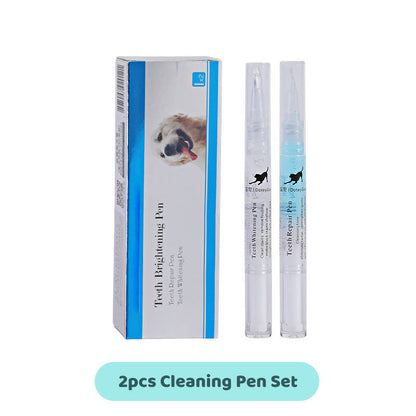 2pcs Pet Tooth Whitening Cleaning Pen Set