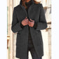 Wool Coat - Retro Button Closure