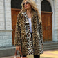 🔥HOT Sale🔥Women's Fashionable Leopard Lapel Faux Fur Winter Coat（Free Shipping✈️）