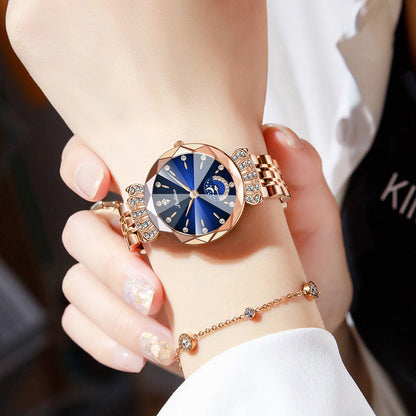 🎀60%OFF New Year Sale🎀Fashionable Diamond Moon Star Watch for Women