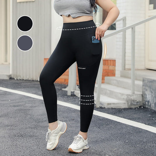 Plus Size Compression Leggings for Tummy Control Butt Lifting