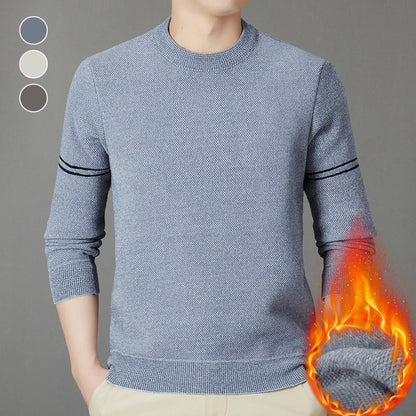 Men's Warm Crew Neck Knit Sweater