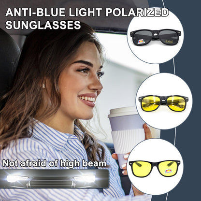 Fashion Anti-Blue Light Polarized Sunglasses