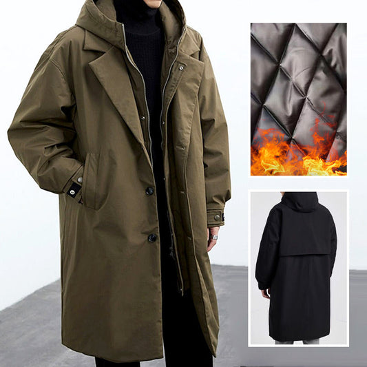 🔥55%OFF Christmas Sale🔥Men's Faux Two-Piece Versatile Warm Coat - Free Shipping