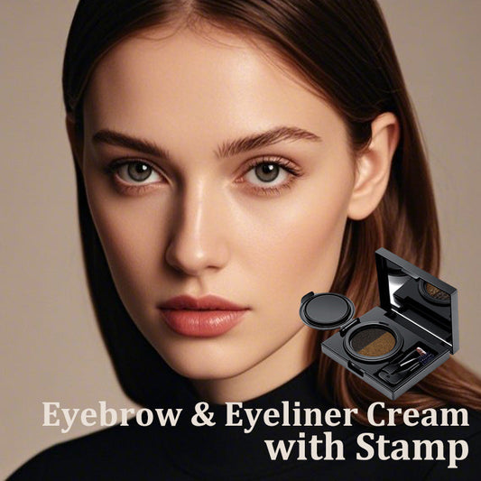 🩷50%OFF Christmas Sale🩷Eyebrow & Eyeliner Cream with Stamp