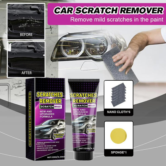 🔥60%OFF New Year Sale🔥Car Scratch Remover Wax with Nano Cloth