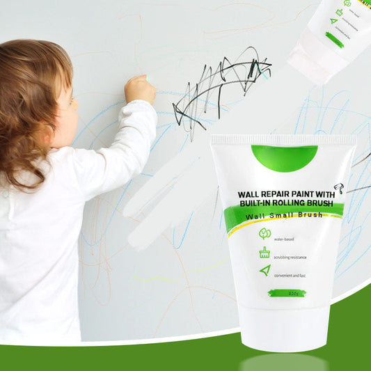 Wall Repair Paint with Built-In Rolling Brush